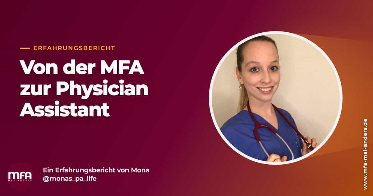 Physician Assistant Mona mit Stethoskop