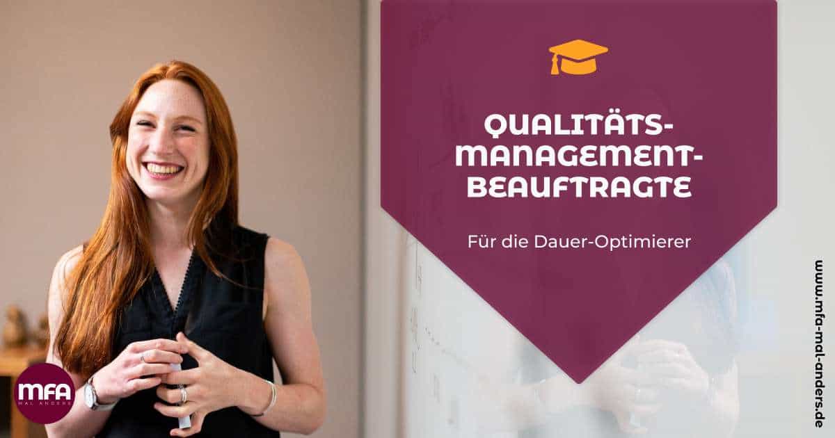 Weiterbildung Qualitätsmanagement-Beauftragte:r (QMB)