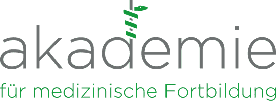 Logo - Akademie für medizinische Fortbildung der ÄKWL und KVWL - in Zusammenarbeit mit KnowOn