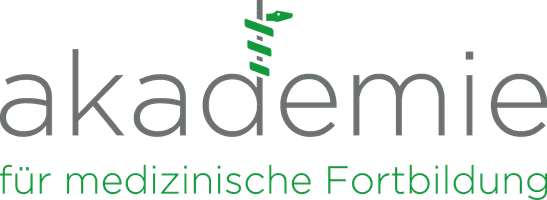 Logo - Akademie für medizinische Fortbildung der ÄKWL und KVWL - in Zusammenarbeit mit KnowOn