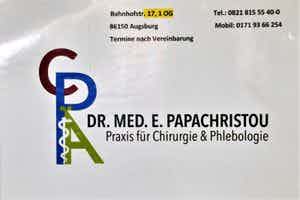 Logo - Praxis für Chirurgie &amp; Phlebologie Dr. E. Papachristou