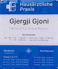 Hausärztliche Praxis Gjergji Gjoni  - Logo