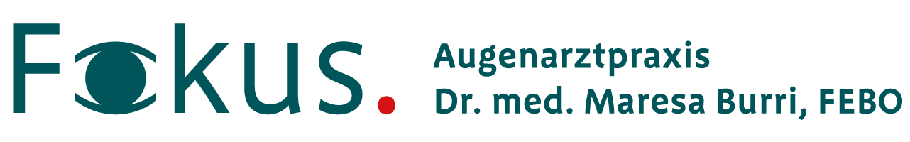 Fokus Augenarztpraxis Dr. med. Maresa Burri - Logo