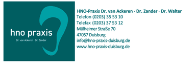 Logo - HNO Praxis Dr. van Ackeren, Dr. Zander