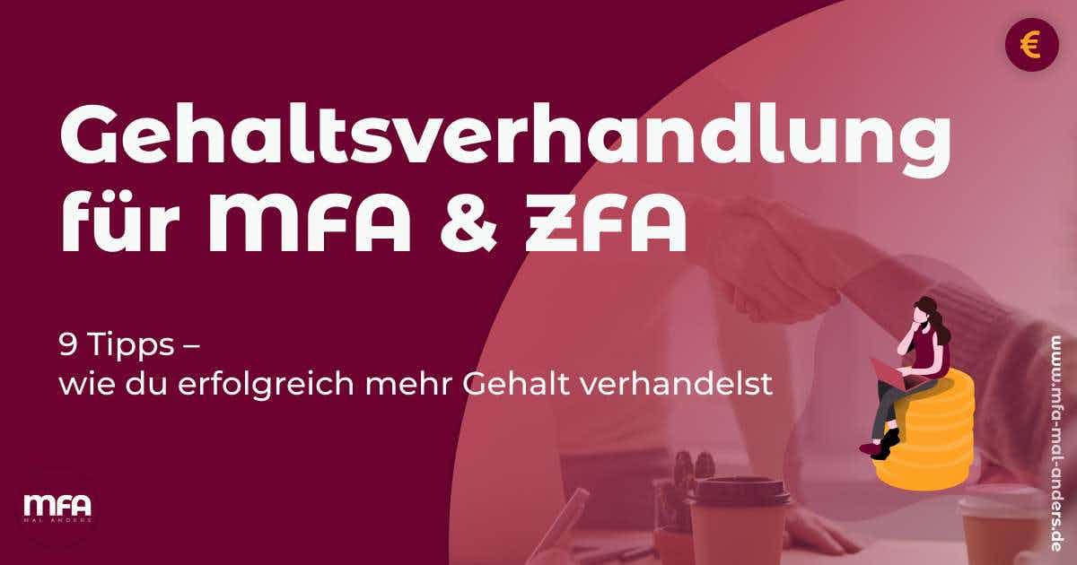 Gehaltsverhandlung für MFA und ZFA