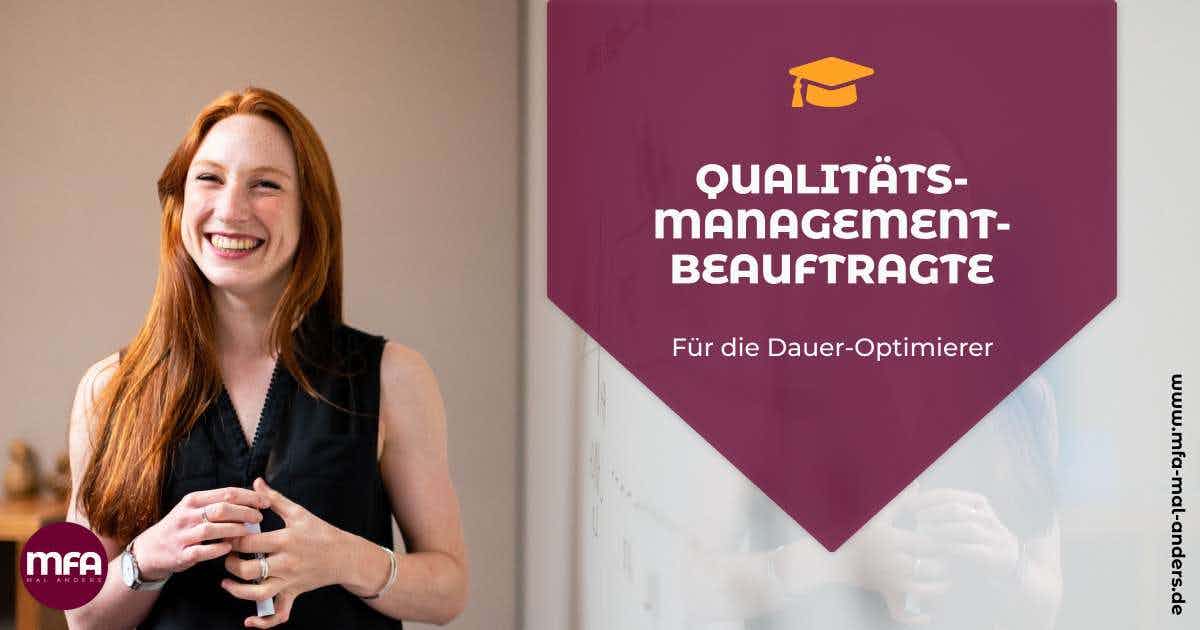 Weiterbildung Qualitätsmanagement-Beauftragte/r (QMB)