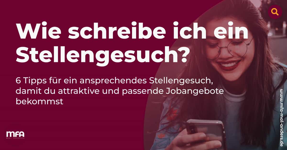 Wie schreibe ich das perfekte Stellengesuch!